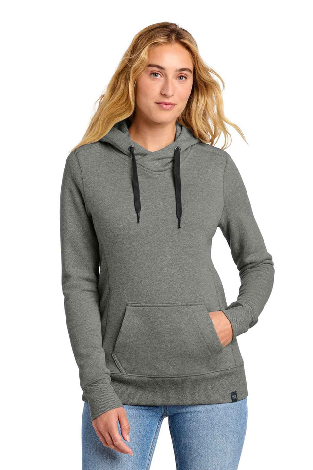 New Era Women's French Terry Pullover Hoodie LNEA500 Black Twist