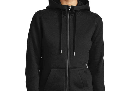 New Era Women's French Terry FullZip Hoodie LNEA502 Black