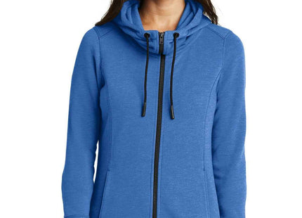 New Era Women's TriBlend Fleece FullZip Hoodie LNEA511 Royal Heather