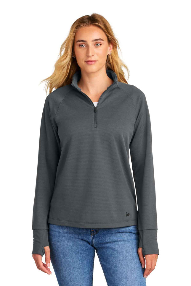 New Era Women's Stand Out 1/4Zip LNEA515 Graphite