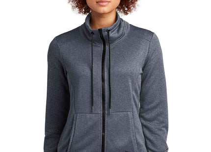 New Era Women's Performance Terry FullZip Cowl LNEA530 True Navy Heather