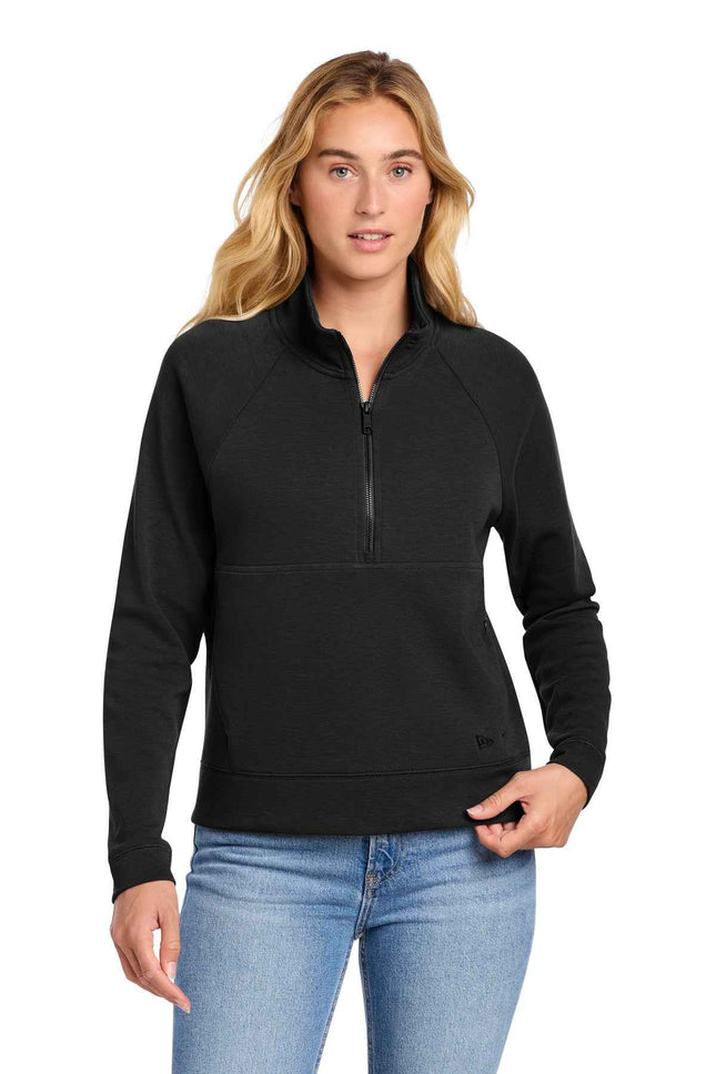 New Era Women's STS 1/2Zip LNEA541 Black
