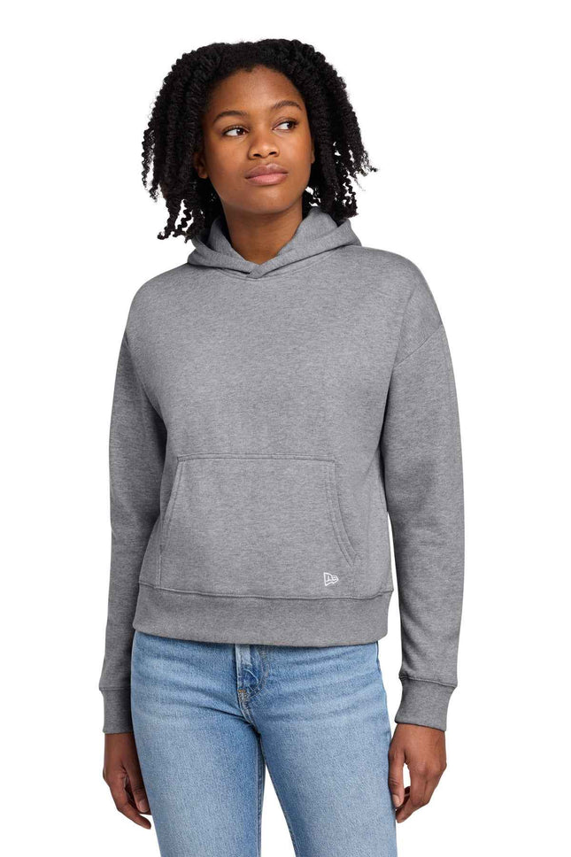 New Era Women's Comeback Fleece Pullover Hoodie LNEA550 Athletic Heather