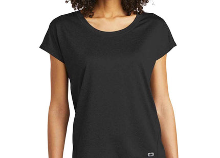 OGIO Women's Pulse Dolman Tee LOE324 Blacktop