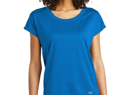 OGIO Women's Pulse Dolman Tee LOE324 Electric Blue