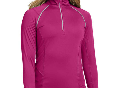OGIO Women's Nexus 1/4Zip Pullover LOE335 Flush Pink