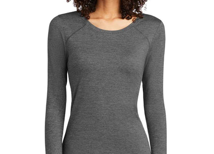 OGIO Women's Force Long Sleeve Tee LOE340 Gear Grey Heather