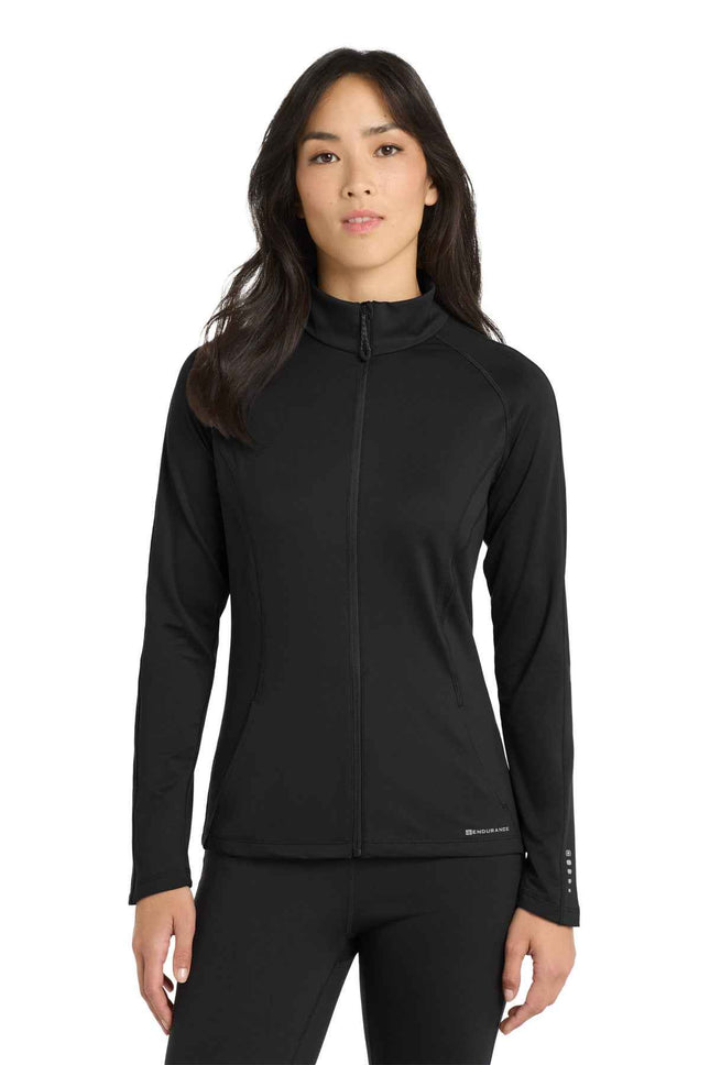 OGIO Women's Radius FullZip LOE551 Blacktop