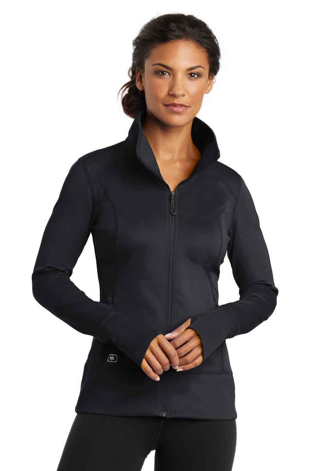 OGIO Women's Fulcrum FullZip LOE700 Blacktop
