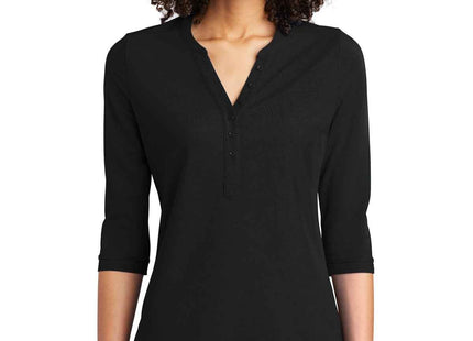 OGIO Women's Jewel Henley LOG104 Blacktop