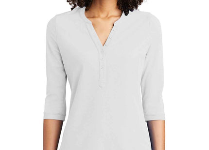 OGIO Women's Jewel Henley LOG104 Bright White