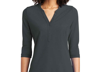 OGIO Women's Jewel Henley LOG104 Diesel Grey