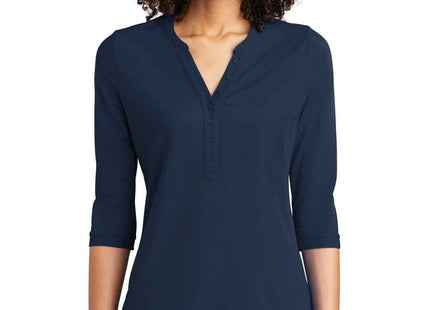 OGIO Women's Jewel Henley LOG104 Navy