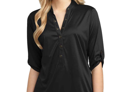 OGIO Crush Henley LOG111 Blacktop