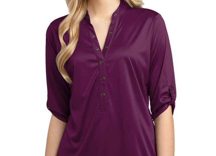 OGIO Crush Henley LOG111 Purple Luxe