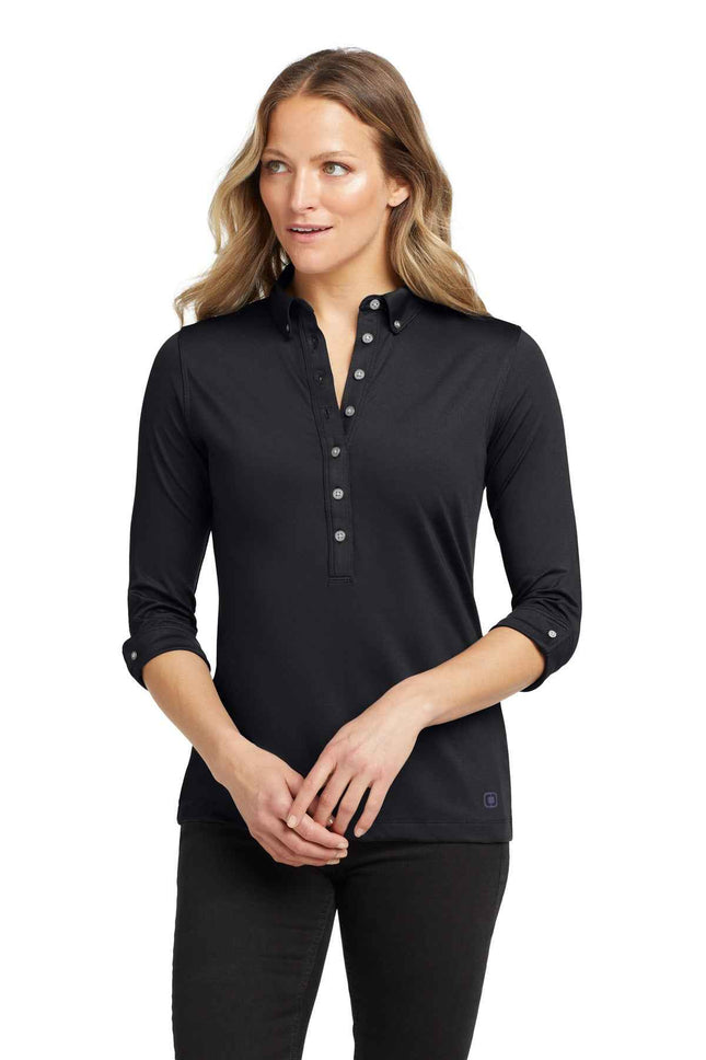 OGIO Women's Gauge Polo LOG122 Blacktop
