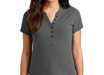 OGIO Women's Tread Henley LOG136 Blacktop Heather