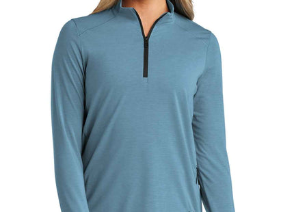 OGIO Women's Motion 1/4Zip LOG153 Blue Mist