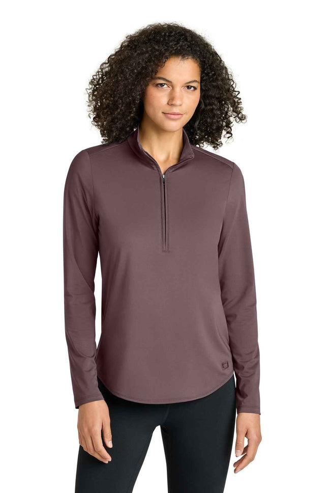 OGIO Women's Regain 1/2Zip LOG172 Ashen Plum