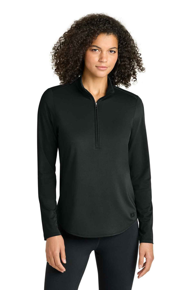 OGIO Women's Regain 1/2Zip LOG172 Blacktop