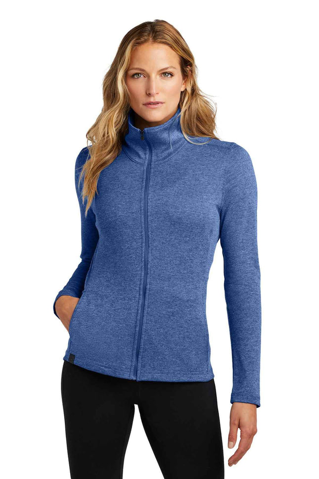 OGIO Women's Pixel FullZip LOG203 Optic Blue