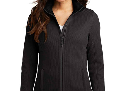 OGIO Women's Grit Fleece Jacket LOG727 Blacktop
