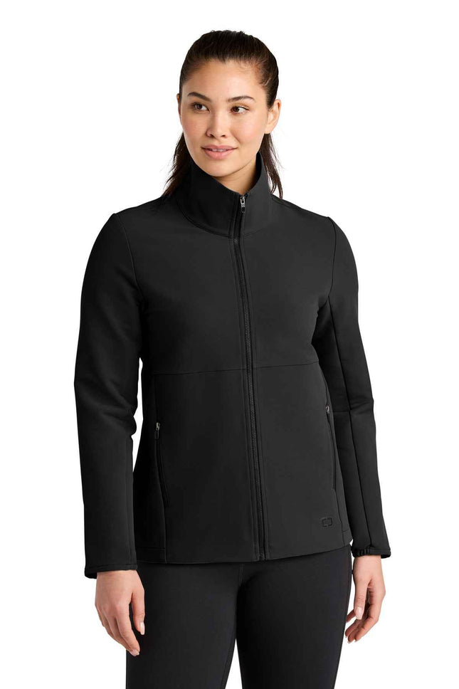 OGIO Women's Kinetic Soft Shell LOG740 Blacktop