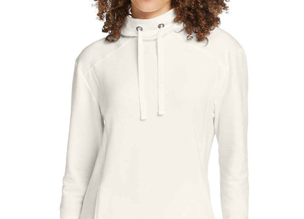 OGIO Women's Luuma Pullover Fleece Hoodie LOG810 Ivory Snow