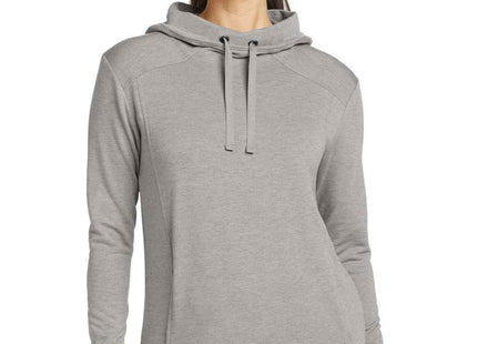 OGIO Women's Luuma Pullover Fleece Hoodie LOG810 Petrol Grey Heather