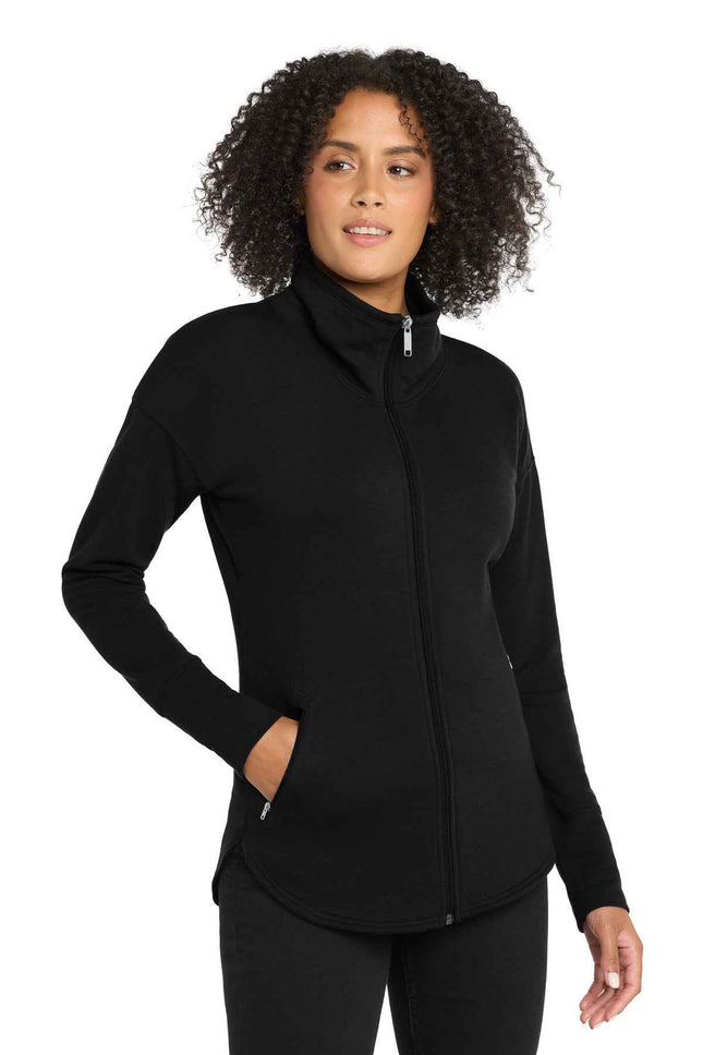 OGIO Women's Luuma FullZip Fleece LOG812 Blacktop