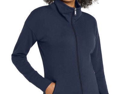 OGIO Women's Luuma FullZip Fleece LOG812 River Blue Navy