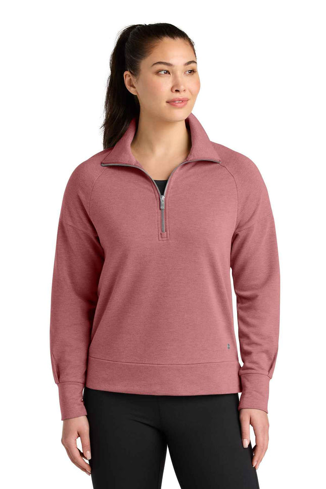 OGIO Women's Luuma 1/2Zip LOG814 Desert Pink