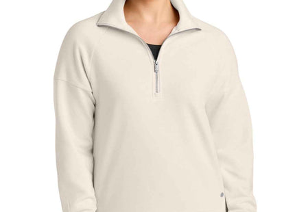 OGIO Women's Luuma 1/2Zip LOG814 Light Suede