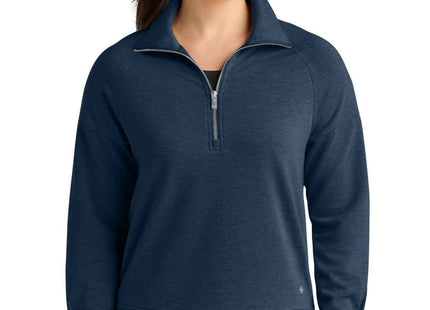 OGIO Women's Luuma 1/2Zip LOG814 River Blue Navy