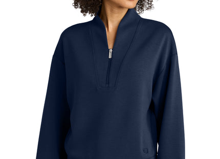 OGIO Women's Transcend 1/4Zip LOG861 River Blue Navy