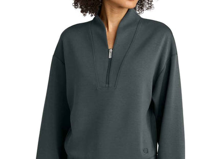 OGIO Women's Transcend 1/4Zip LOG861 Tarmac Grey