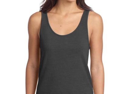 Port & Co Women's Beach Wash GarmentDyed Tank LPC099TT Coal