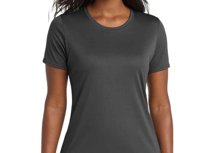 Port & Co Women's Performance Tee LPC380 Charcoal