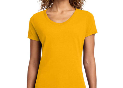 Port & Co Women's Fan Favorite VNeck Tee LPC450V Bright Gold
