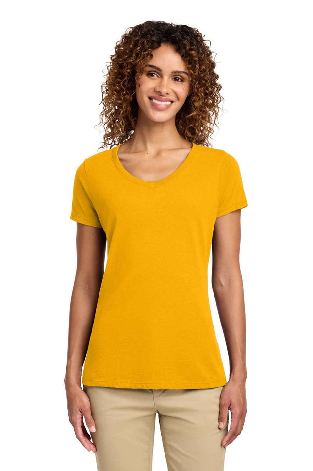 Port & Co Women's Fan Favorite VNeck Tee LPC450V