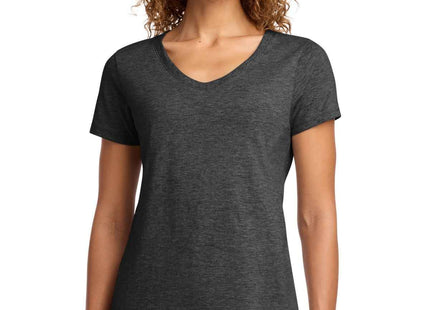 Port & Co Women's Fan Favorite VNeck Tee LPC450V Dark Heather Grey