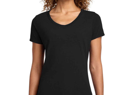 Port & Co Women's Fan Favorite VNeck Tee LPC450V Jet Black