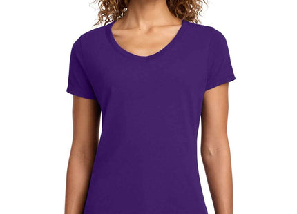 Port & Co Women's Fan Favorite VNeck Tee LPC450V Team Purple
