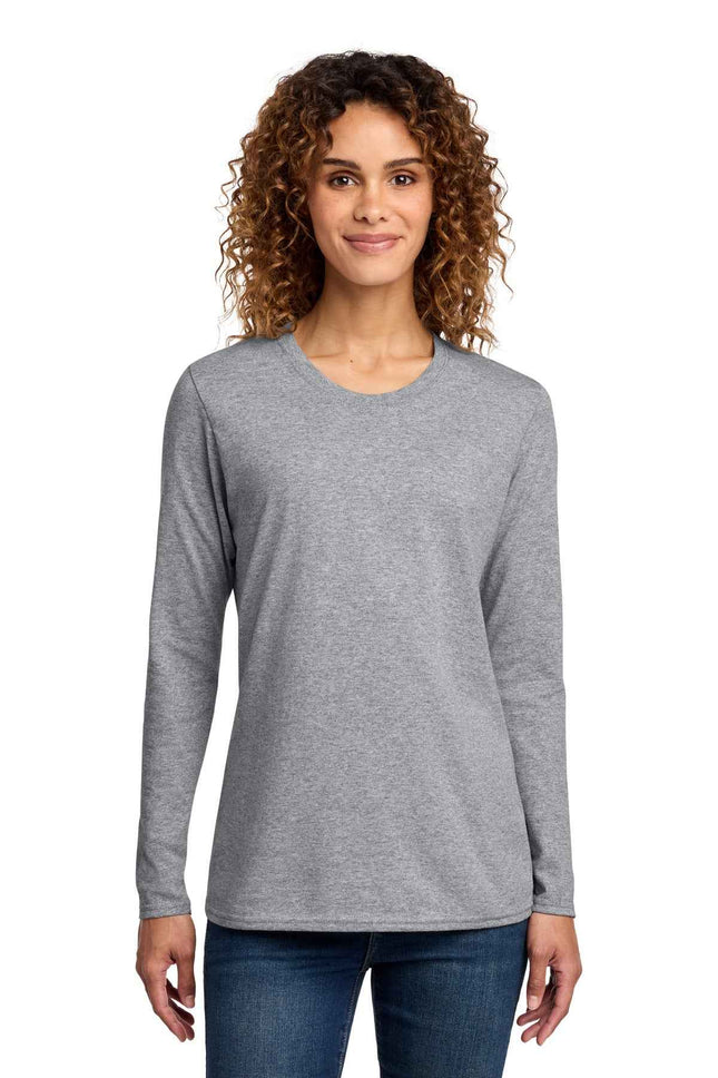 Port & Co Women's Long Sleeve Core Cotton Tee LPC54LS