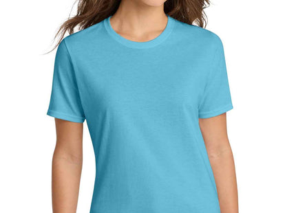 Port & Co Women's Core Cotton Tee LPC54 Aquatic Blue