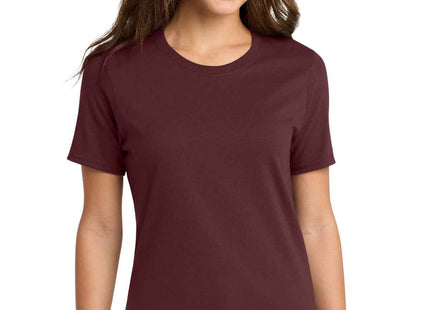 Port & Co Women's Core Cotton Tee LPC54 Athletic Maroon