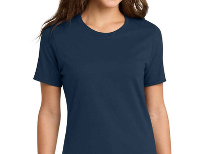 Port & Co Women's Core Cotton Tee LPC54 Navy