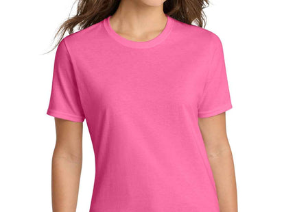 Port & Co Women's Core Cotton Tee LPC54 Neon Pink