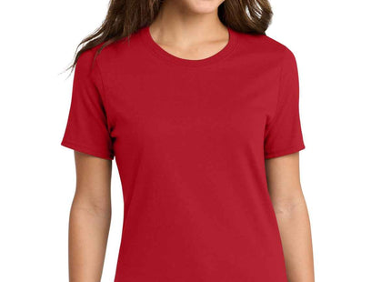 Port & Co Women's Core Cotton Tee LPC54 Red