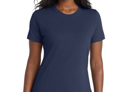 Port & Co Women's Core Blend Tee LPC55 Navy